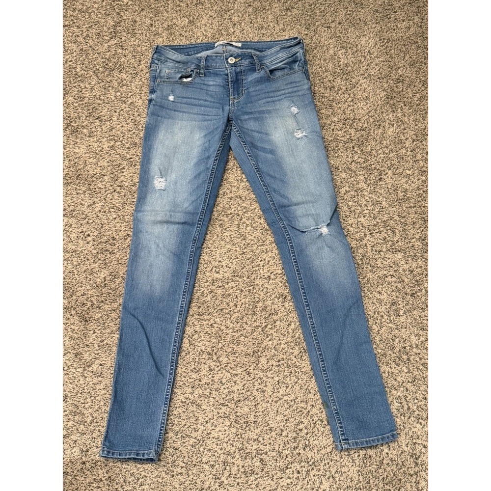 Hollister Jeans Women's Size 3S 26x31 Skinny Blue Denim Jeans
